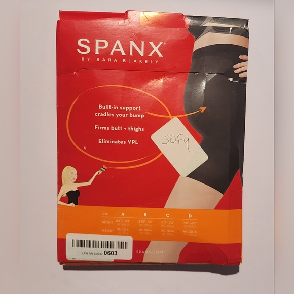 SPANX Mama Shorts Size C Black NWOT - Picture 5 of 5